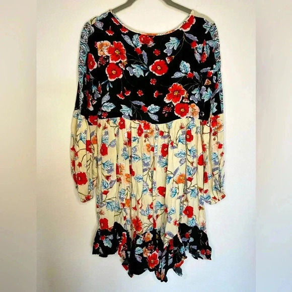 Patrons of Peace Boho Floral Mini Dress Size XS - Picture 7 of 11